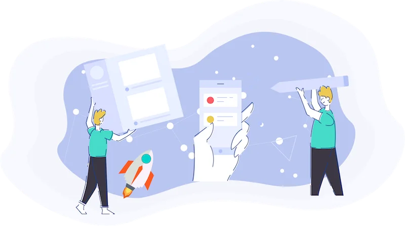 Founders building together